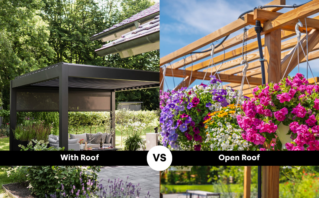 Pergola With vs Without a Roof: Deciding What You Need
