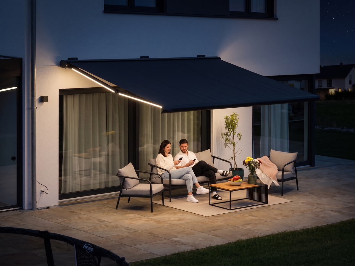 PERGOLUX Launches Motorised Retractable Awnings