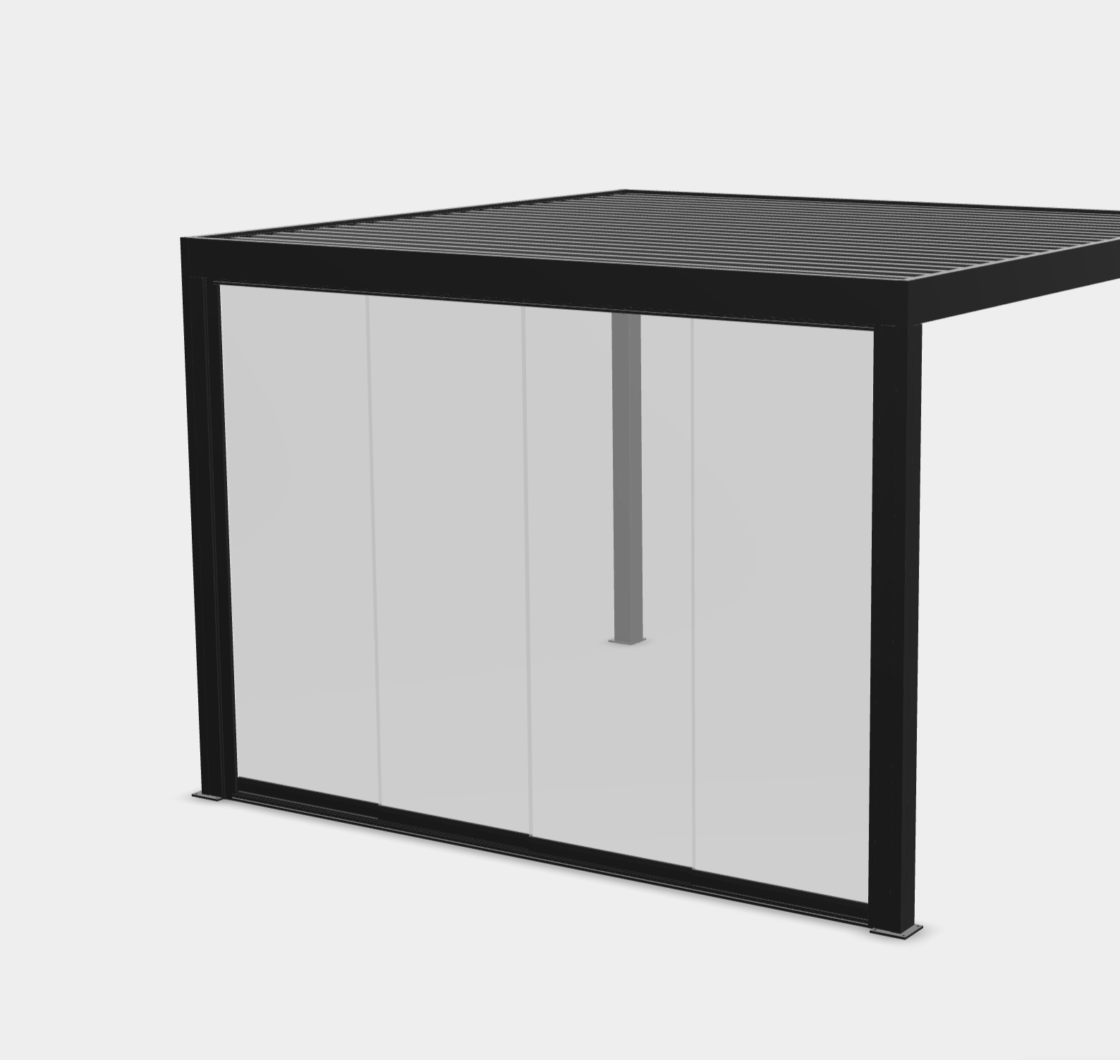 Custom Design Glass Wall for S1 pergola – PERGOLUX UK Ltd.