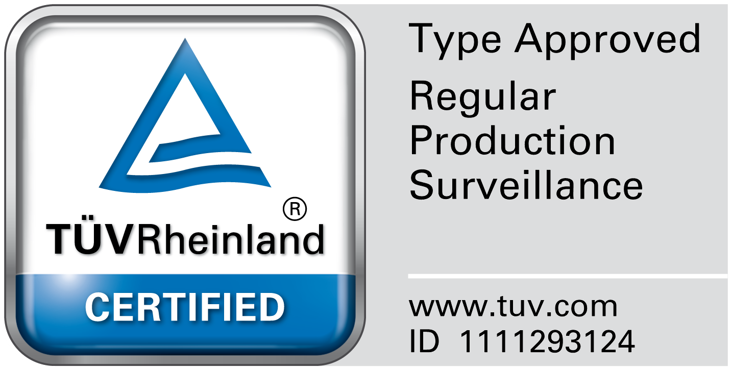 TUV certified